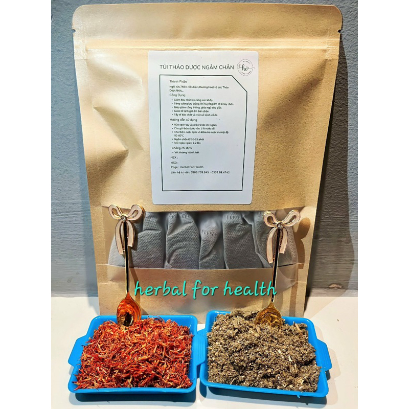 Túi ngâm châm thảo dược Herbal For Health 10 gói/ bịch