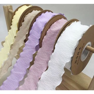 Ruy băng vải nhăn 4cm (3 mét)