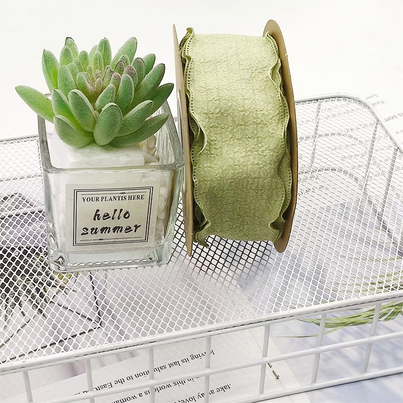 Ruy băng vải nhăn 4cm