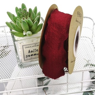 Ruy băng vải nhăn 4cm (3 mét)