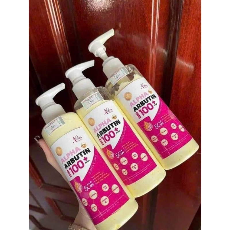 Kích trắng body Nicos chuẩn, alpha abutin nikos