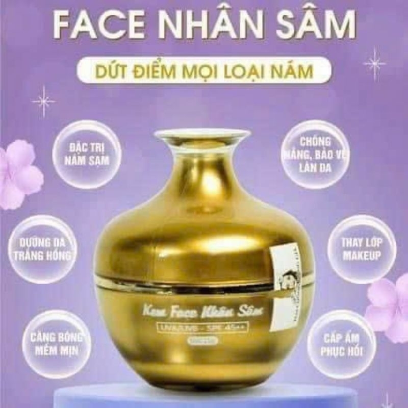 Kem face nhân sâm Ngân Collagen tặng gói tẩy tế bào mặt