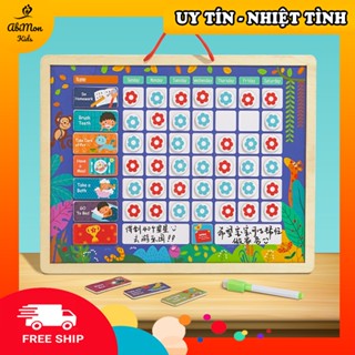 🌻 Bảng Khen Thưởng Kỷ Luật Bằng Gỗ Cho Bé (có nam châm) ☘️ Montessori cao cấp ✨ Đồ chơi Giáo dục - An toàn - Thông minh