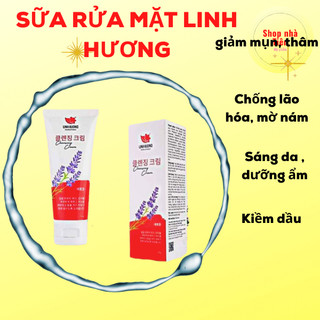 Sữa rửa mặt Linh Hương, sữa rửa mặt trắng da dành cho nam, nữ da dầu, da nhạy cảm dung tích 60 ml
