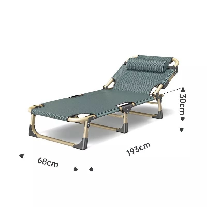 Giường xếp gọn văn phòng đa năng có gối size 68cmx190cm - Hàng nhập khẩu chất lượng