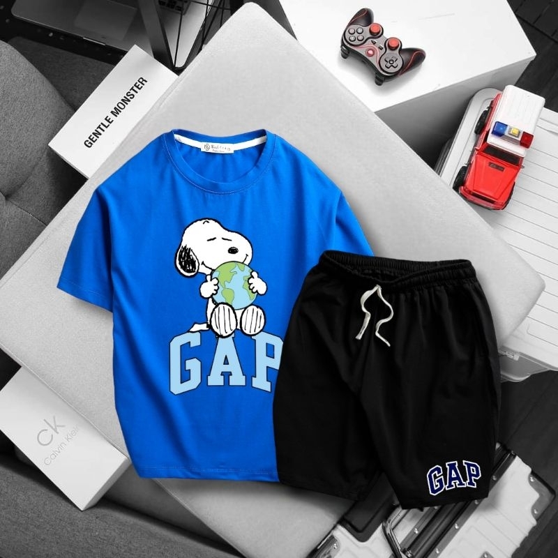 ⛔🔥Bộ Gap tay ngắn thun cotton size đại cồ bé trai 28-65kg