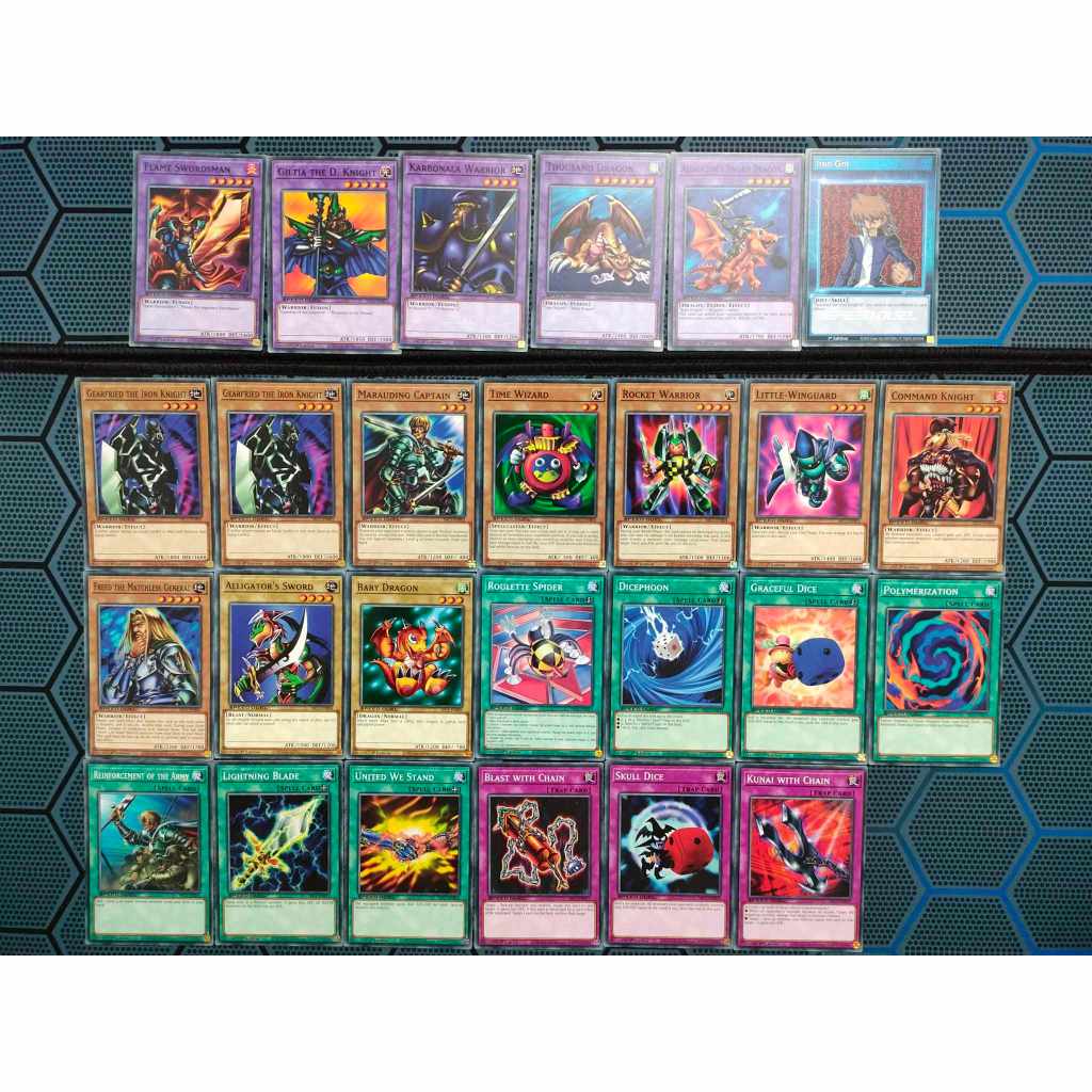 Bộ bài Speed Duel: Streets of Battle City - "Iron Grit" SBC1 bọc full fit