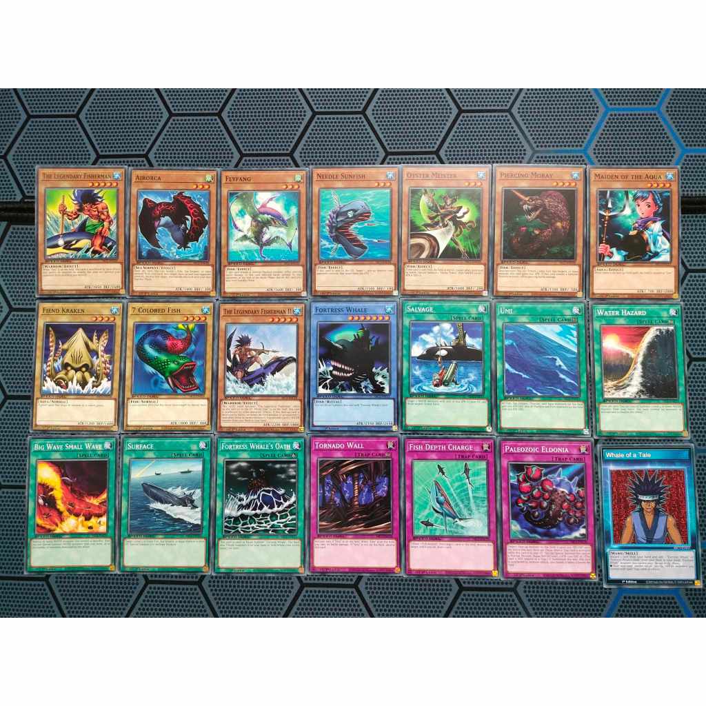 Bộ bài Speed Duel: Streets of Battle City - "Whale of a Tale" SBC1 bọc full fit