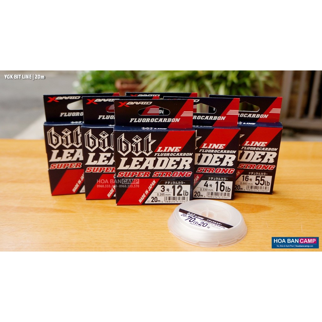 Dây Leader YGK XBRAID BIT LINE LEADER SUPER STRONG | 20m