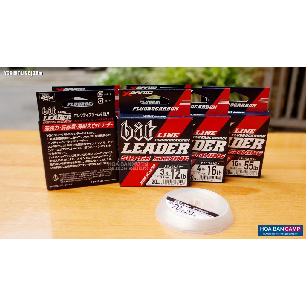 Dây Leader YGK XBRAID BIT LINE LEADER SUPER STRONG | 20m