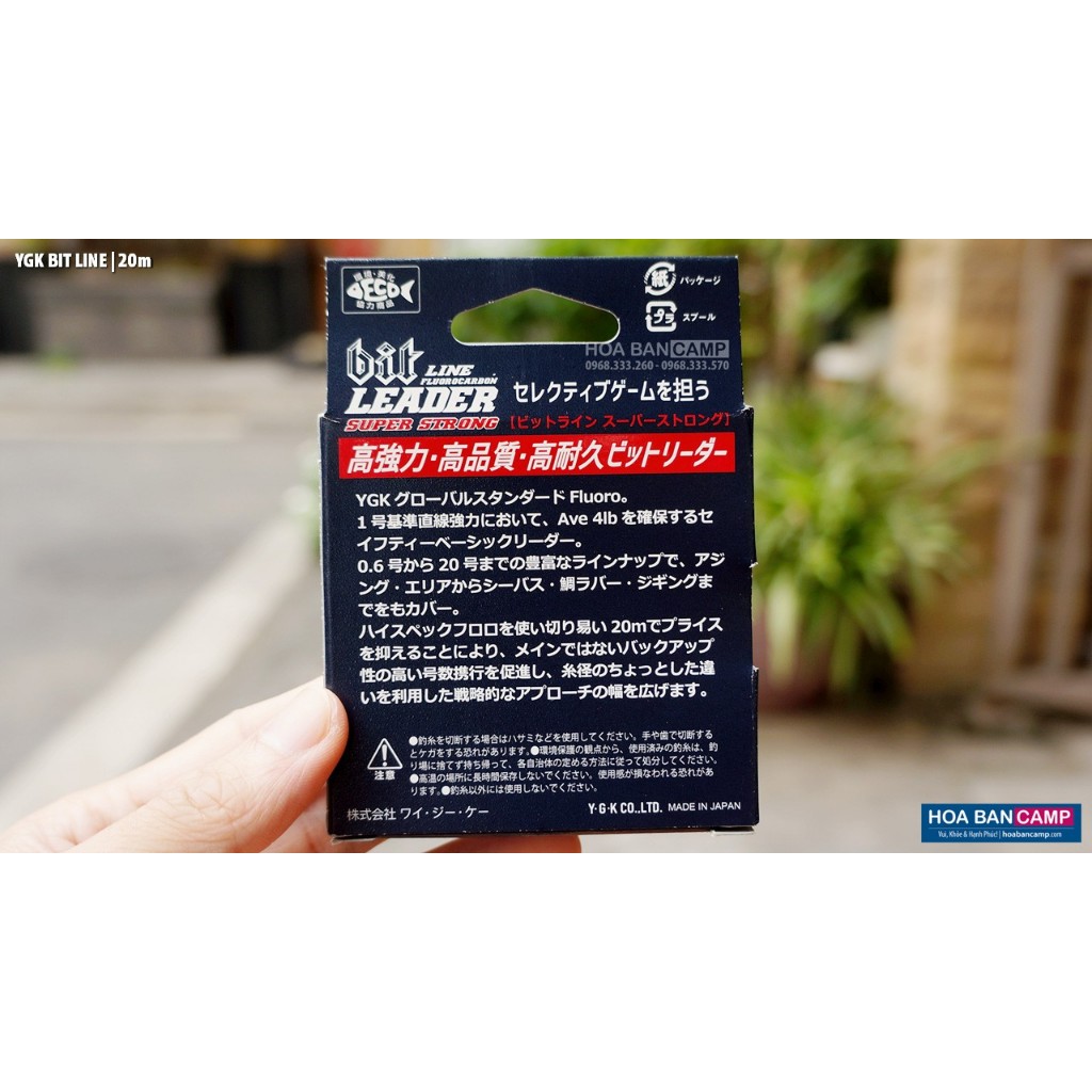 Dây Leader YGK XBRAID BIT LINE LEADER SUPER STRONG | 20m