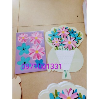 Thiệp hoa 3d 8\3 20\10 20\11 handmade