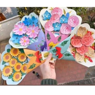 Thiệp hoa 3D 8\3 20\10 20\11 handmade