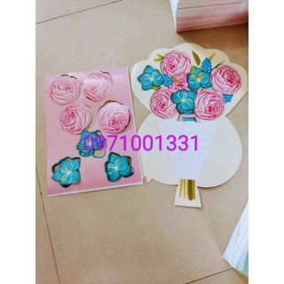Thiệp hoa 3D 8\3 20\10 20\11 handmade