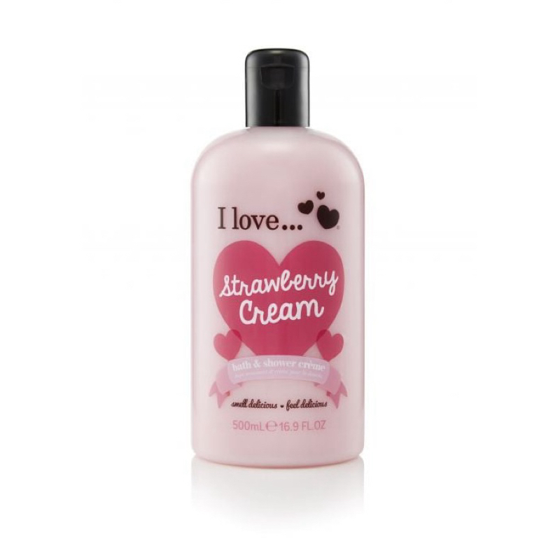 SỮA TẮM HOA QUẢ I LOVE STRAWBERRY CREAM UK 500ML