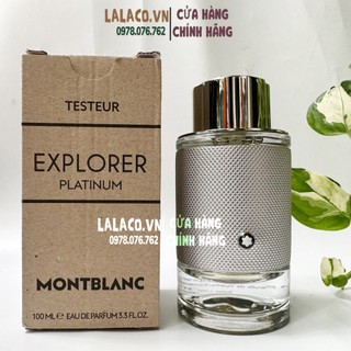 Nước hoa Nam Montblanc Explorer Platinum EDP 100ml; nam tính và phóng khoáng