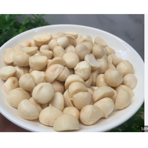 1kg-500gr nhân hạt macca vỡ đôi - nhân hạt mắc ca vỡ đôi sấy ăn liền, sản phẩm date mới không hôi dầu