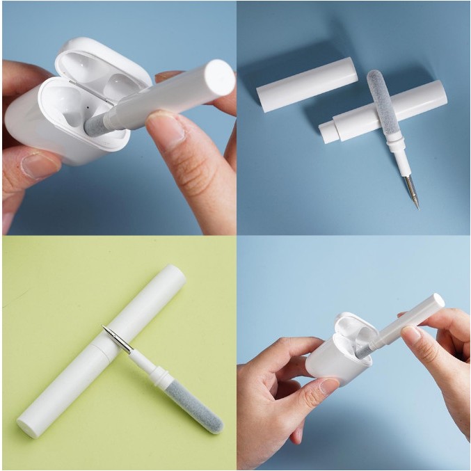 Bút vệ sinh airpod, vệ sinh tai nghe bluetooth case airpod 1/2/pro/3, iphone, máy ảnh làm sạch mọi ngóc ngách