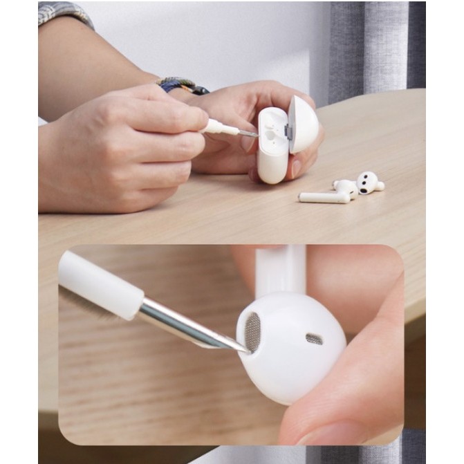 Bút vệ sinh airpod, vệ sinh tai nghe bluetooth case airpod 1/2/pro/3, iphone, máy ảnh làm sạch mọi ngóc ngách