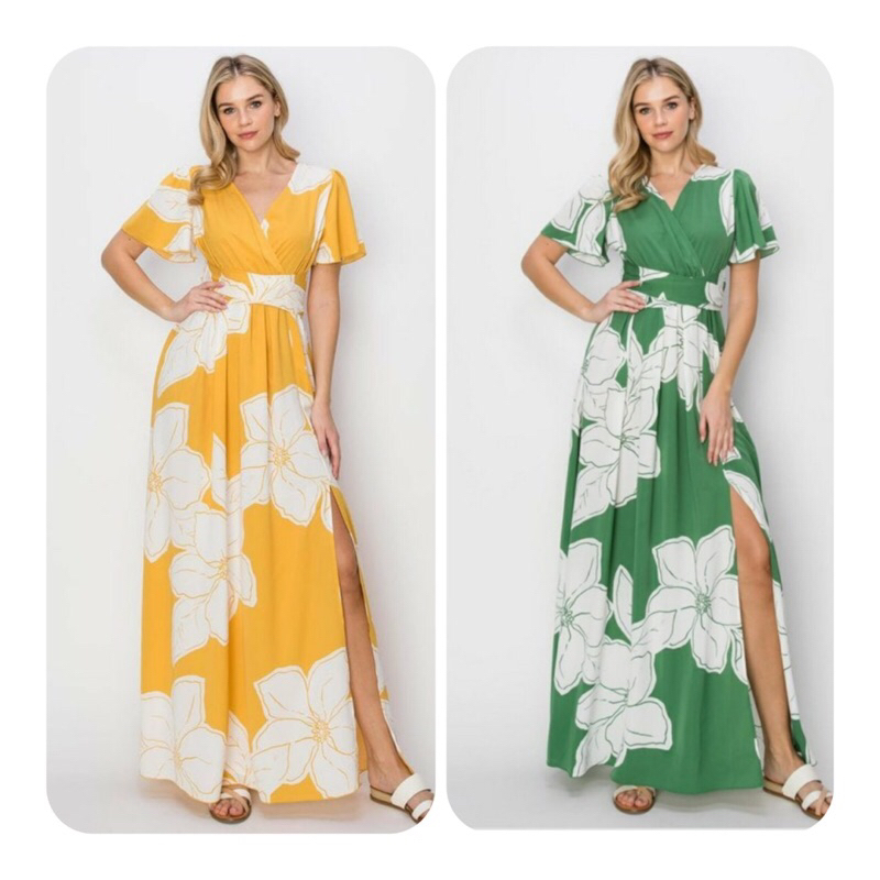 (Size S, xem mô tả sp) Đầm maxi xuất dư