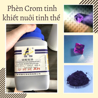 Phèn Crom tinh khiết nuôi tinh thể không kèm hướng dẫn và dụng cụ l Tcrystalstore