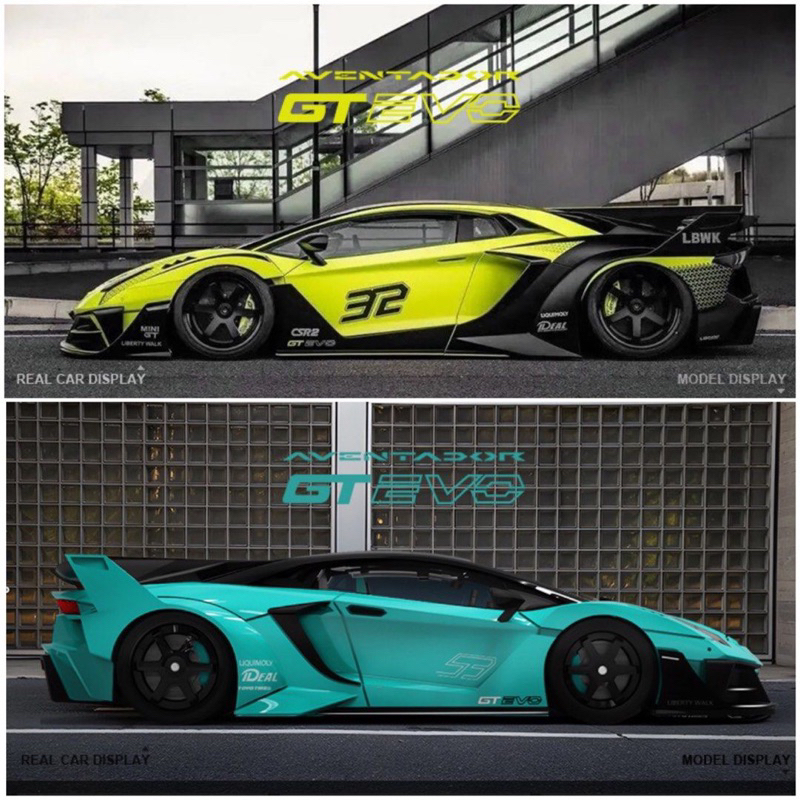 mohinhxeps-1/64_Time Micro Lamborghini Aventador Gt Evo