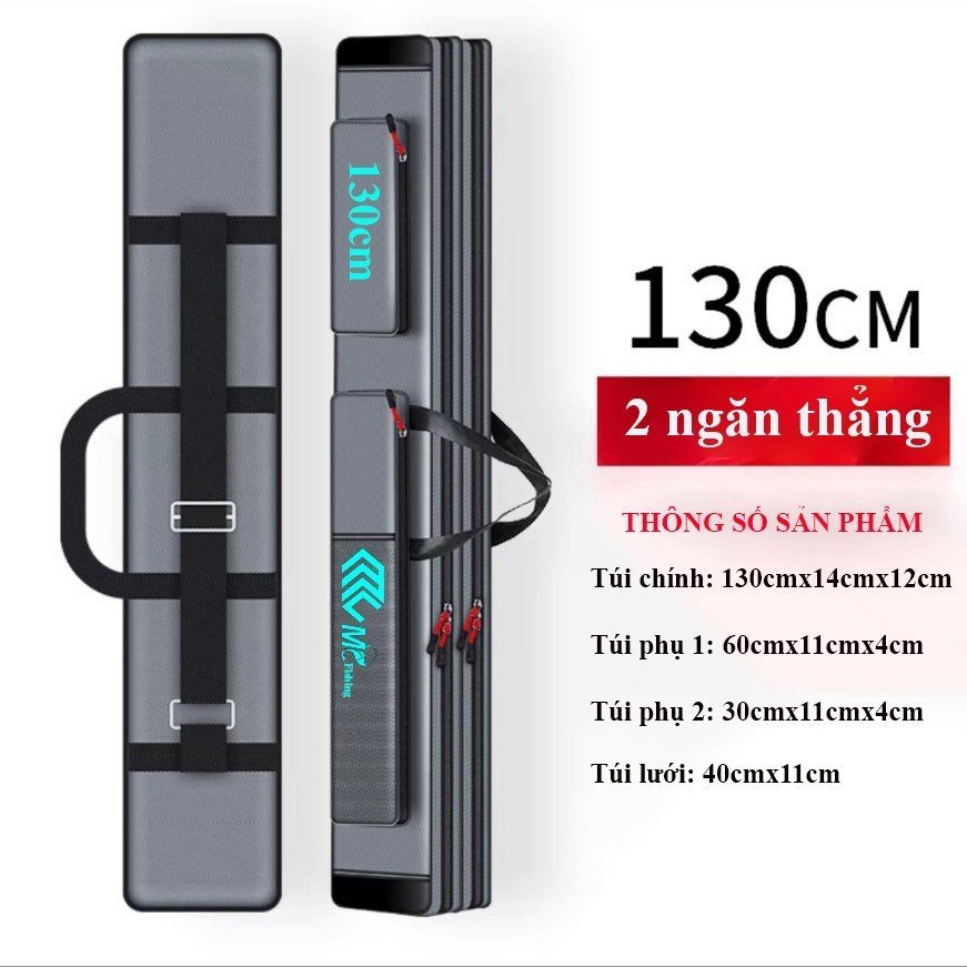 Túi đựng cần câu cá đài, máy lure 2,3 ngăn MC Fishing chống thấm nước cao cấp siêu bền giá rẻ
