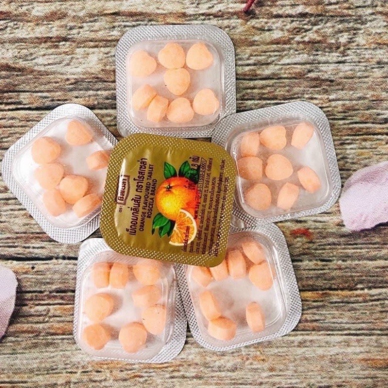 KẸO CAM VITAMIN C THÁI LAN