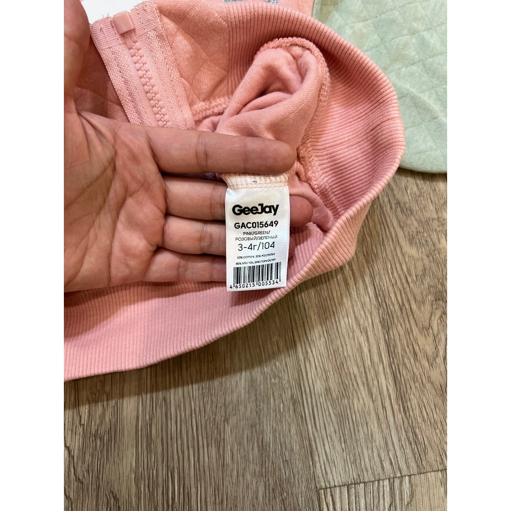 Áo khoác Jacket Bomber trái tim hãng GJ cho bé gái 3-8t