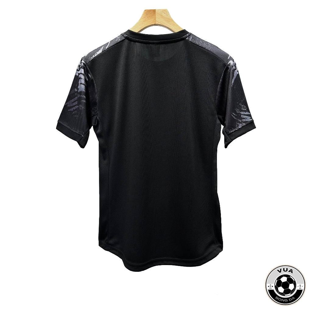 Quần áo bóng đá, đồ đá banh New Zealand đen 2023 thun mè cao cấp không nhăn không xù lông - VUA BÓNG ĐÁ