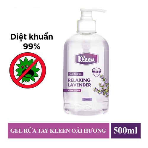 GIAO HỎA TỐC GEL RỬA TAY KHÔ SẠCH KHUẨN KLEEN CÓ VÒI TIỆN DỤNG 500ML