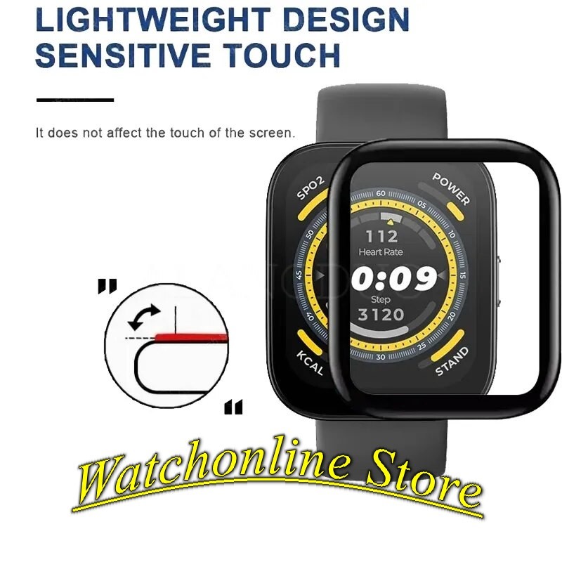 Miếng dán 3D Full màn hình cho Xiaomi Amazfit Bip 5