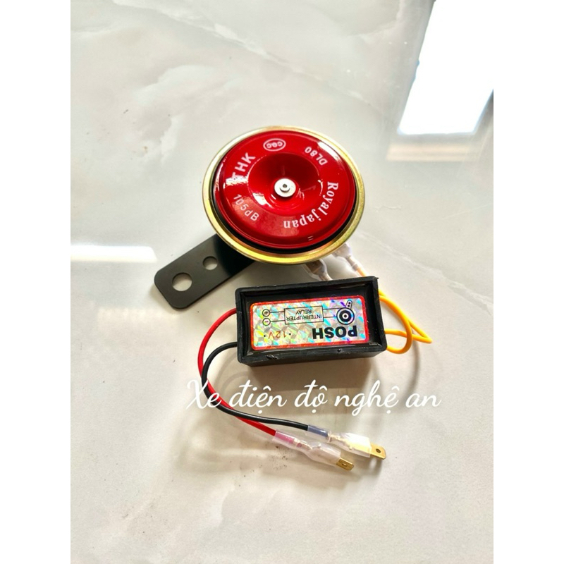 Nhại còi 12v dùng cho de điện xe máy