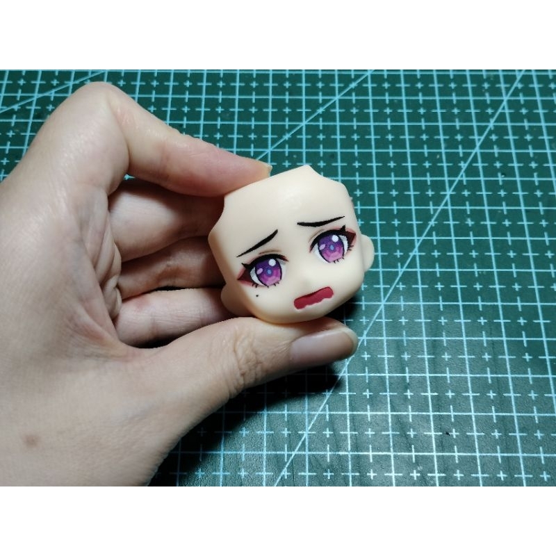 Face custom Raiden Shogun nhân vật Genshin Impact cho nendoroid nendoll ob11 ymy dod ddf