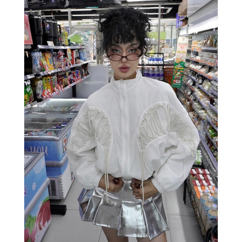 KNITTING BOMBER - LINISS