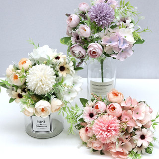 Hoa Giả - Bó Hoa Hồng, Hoa Mẫu Đơn Giả Làm Đạo Cụ Chụp Hình Cưới, Decor Trang Trí Nhà Cửa Lizflower
