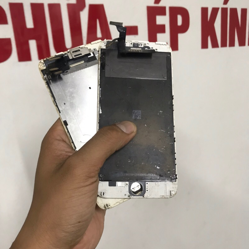 Màn hình hư vỡ sọc 6️⃣Plus. Màn hình xác điện thoại 6️⃣Plus lấy cổ cáp hàng Zin bóc máy. BH 36 tháng