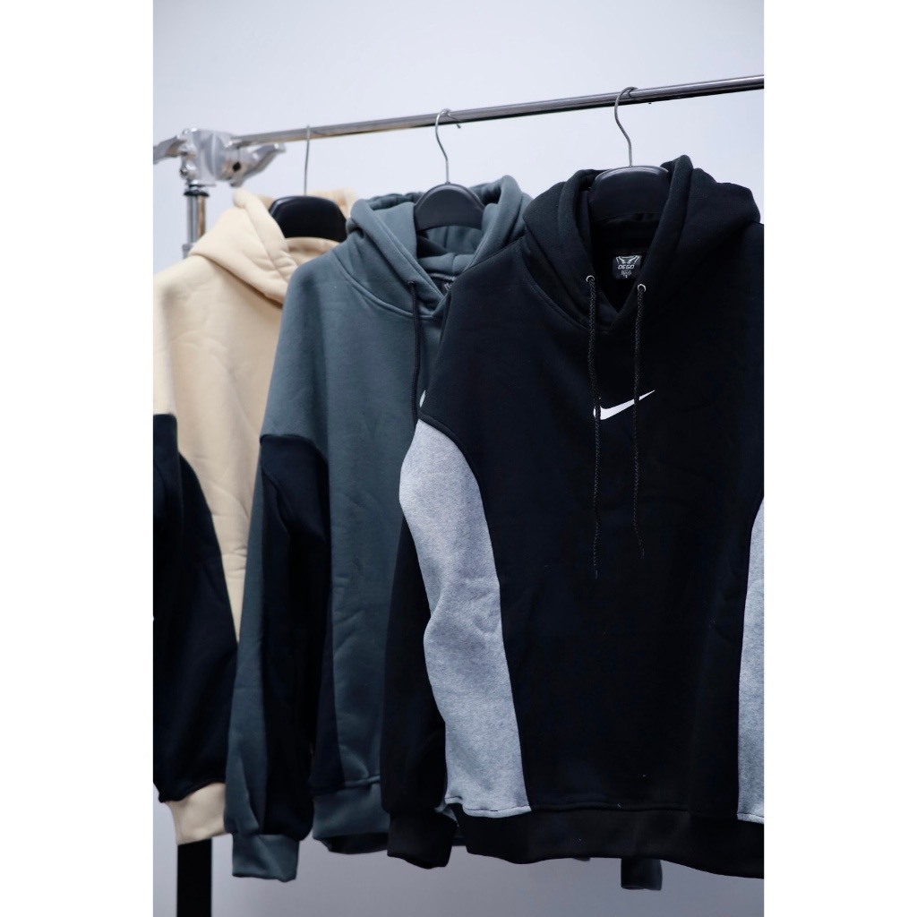 Áo Hoodie nike thêu dày dặn nam nữ, Áo Khoác Nỉ Unisex hoodie nike chính hãng chất nỉ bông cotton cao cấp Gem_store N23