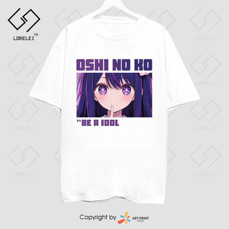 Áo thun Oshi no Ko Ai Hoshino Art ngắn tay