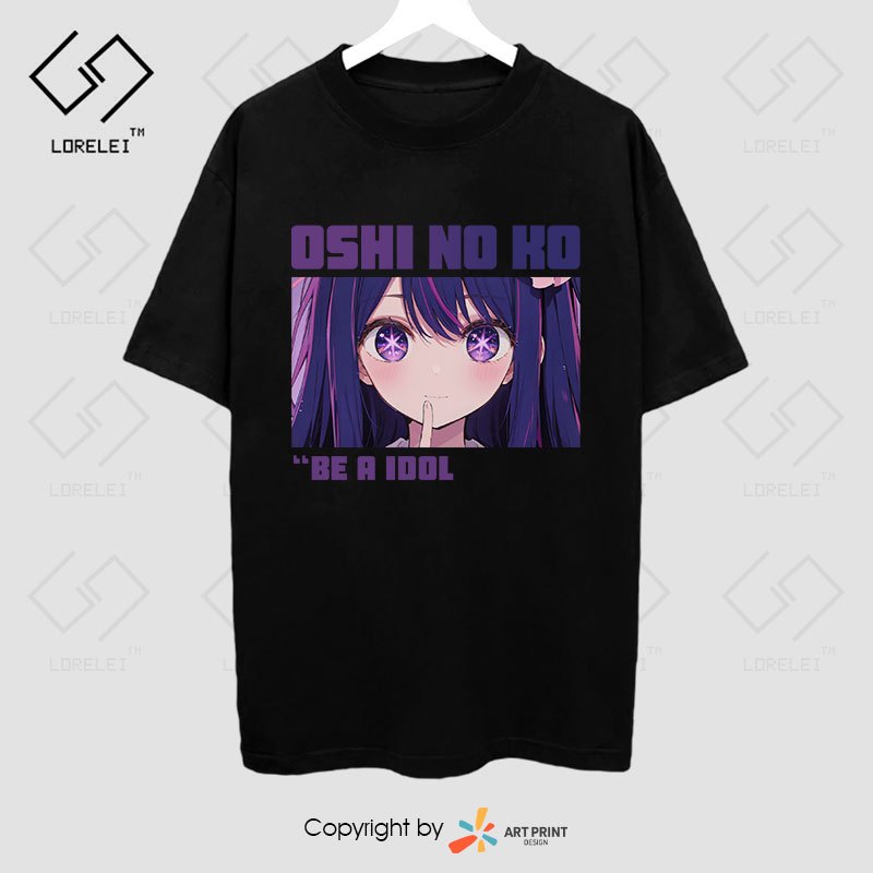Áo thun Oshi no Ko Ai Hoshino Art ngắn tay
