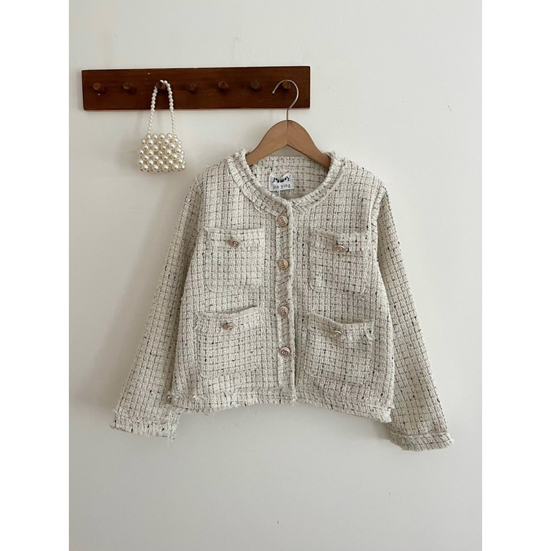 Áo dạ tweed thiết kế giá cực tốt! lên phom siu xinh