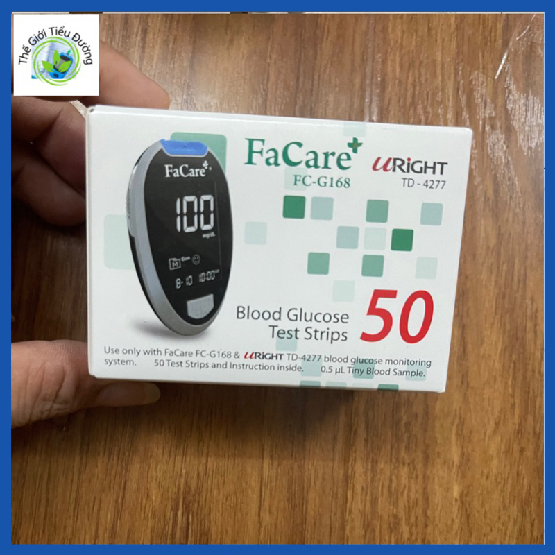 Que thử đường huyết FaCare (Hộp 50 que)