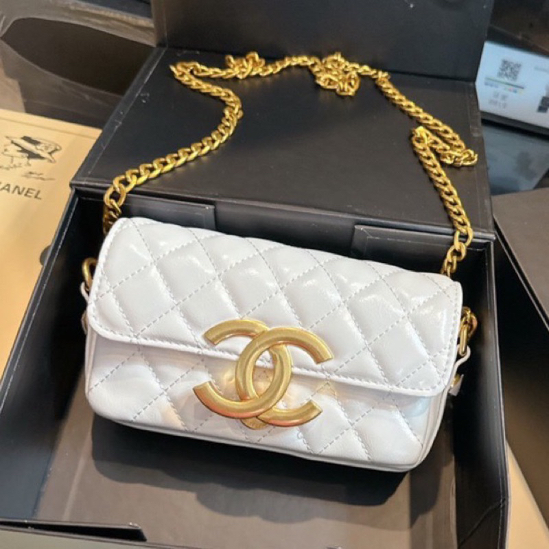 Túi đeo chéo cha nel box nam châm đẹp sz 20