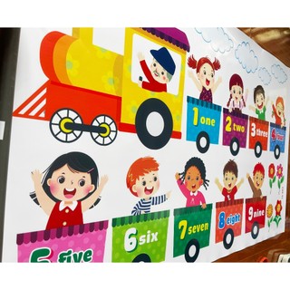Decal trang trí lớp- góc Tiếng anh TA004