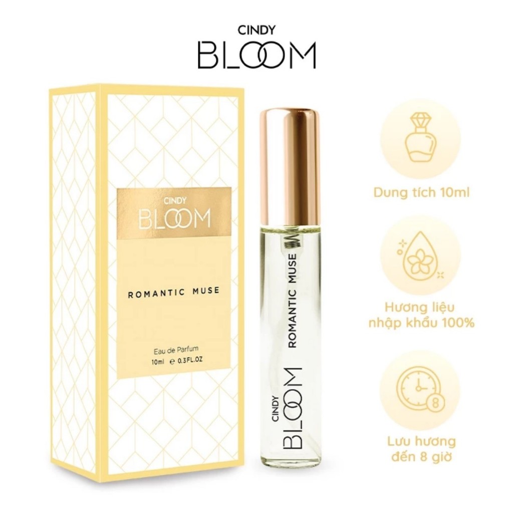 NƯỚC HOA CINDY BLOOM 10ML HƯƠNG THƠM NGỌT NGÀO, QUYẾN RŨ.