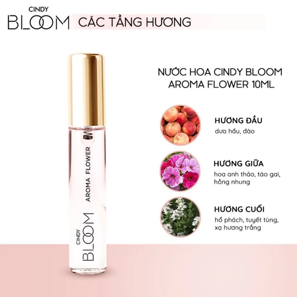 NƯỚC HOA CINDY BLOOM 10ML HƯƠNG THƠM NGỌT NGÀO, QUYẾN RŨ.
