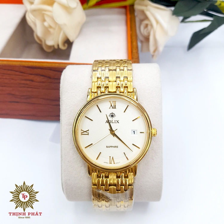 [CHÍNH HÃNG] Đồng Hồ Nam Aolix 9100L - Case 38mm - Kính Sapphire Chống Trầy - Chống Nước 3ATM - Chuẩ
