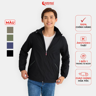 Áo gió nam 𝐂𝐀𝐑𝐃𝐈𝐍𝐀 dáng thể thao cao cấp áo khoác siêu cản gió giữ nhiệt cản bụi chống nước