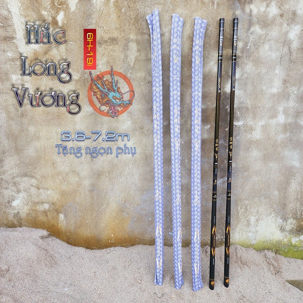 Cần câu đài nội địa trung Hắc Long Vương 6H