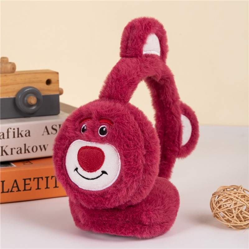 Bịt tai giữ ấm gấu dâu LOTSO cho bé cho trẻ em.